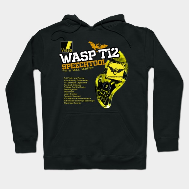 The Wasp T12 Speechtool Hoodie by Meta Cortex